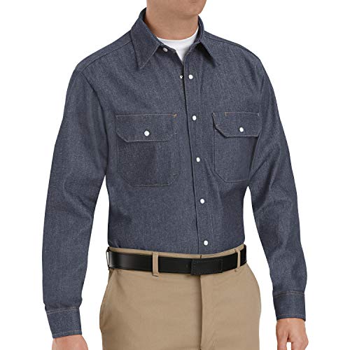 Red Kap Men's Deluxe Denim Shirt