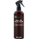 Argan Oil Hair Protector Spray - 4 oz Thermal Heat Protectant Against Flat Iron - Sulfate Free 100% Natural Prevents Damage Dryness Breakage & Split Ends Premium Nature