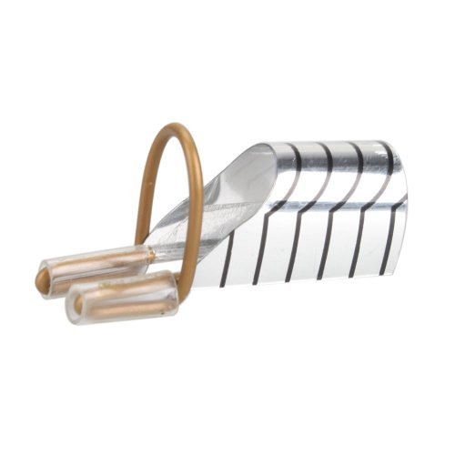 5pcs Nail Art Silver White Metal Foil Reusable Acrylic Uv Gel Forms French False Nail Pedicure Care Diy Tool