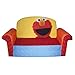 Marshmallow Furniture 2-in-1 Flip Open Couch Bed Sleeper Sofa Kid's Furniture for Ages 18 Months and Up, Elmo