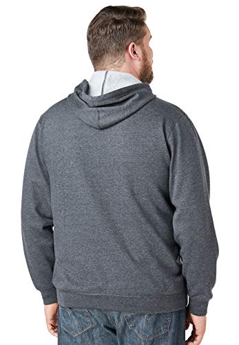 2 KingSize+Mens+Fleece+Pullover+Hoodie