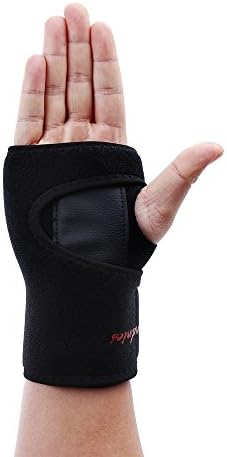 Wrist Brace, Landnics Wrist Support Brace with Removable Splint for Carpal Tunnel Syndrome, Tendonitis, Sprains, Strains, Prevention Wrist Injury, Wrist Pain, Right Fitted Wrist Brace - (1 Piece)