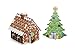 Melissa & Doug Mess-Free Glitter - Christmas Tree & Gingerbread House