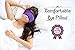 Blissful Being Lavender Eye Pillow | Hot or Cold Weighted Satin Eye Mask perfect for Sleeping, Yoga, Meditation | Gifts for Women, Birthday, Teachers | Natural Herbal Relaxation | Made in USA (Aqua)