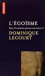 L' égoïsme