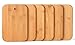 Bamboo Cutting Board Set for Kitchen,Small Cutting Boards with Holder,Serving Boards for Sandwich Cheese Meal Breakfast
