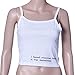 Kwok Women's Boho Tank Tops Halter Bustier Bra Vest Crop Top Shirt Blouse Cami (S)