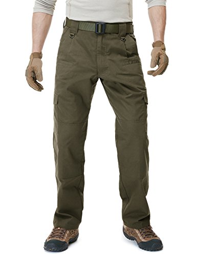 image for CQR CQ-TLP104-TDR_42W/32L Men's Tactical Pants Lightweight EDC Assault