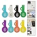ABZON Magnetic Cable Organizer Earbud Cord Holder Charger Clips Desk Cable Management, Used as Bookmark Cord Keeper Wire Wrap Fridge Magnets, Cable Tangle Free Organizer, Silicone Material 8 Packs