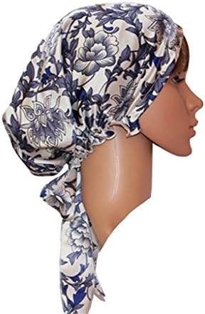 DOYK 100% Pure Silk Night Sleep Cap Sleeping Beanie Hat Cap