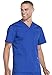 Cherokee Scrubs for Men Workwear Professionals V-Neck Four-Pocket Scrub Top WW695, L, Galaxy Blue