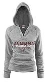 NCAA Alabama Crimson Tide Junior Rugby Deep College Logo V-Neck Fleece Hoodie, Large
