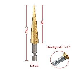 HSS 4241 Cobalt Multiple Hole 50 Sizes Step Drill