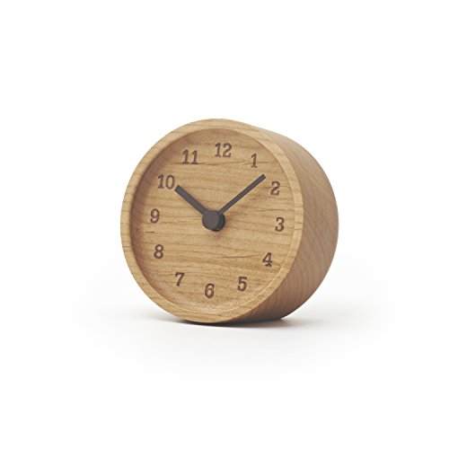 Lemnos Muku Desk Clock Alder