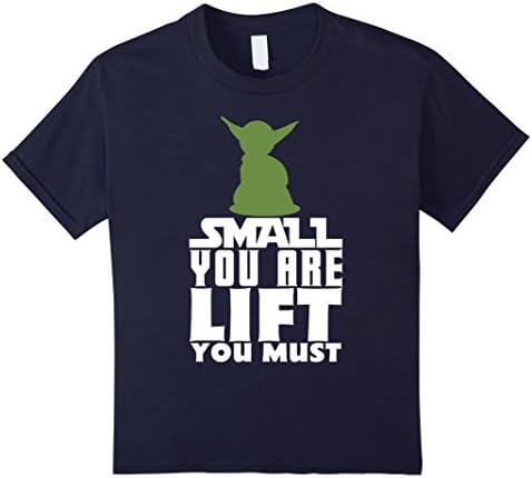 Kids Funny LIFT Gym and Motivation T-Shirt 4 Navy