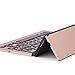 NOVT Portable Aluminum Folding Bluetooth Keyboard Foldable Compatible with iPhone xs max/x/8/7 Plus/7/6s Plus/6/iPad 2018 9.7/Air 2 /Pro 9.7/iPad mini 4, Samsung Android Tablet Smart phone (Rose Gold)