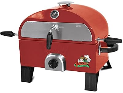 Mr. Pizza GOT1509M Pizza Oven and Grill, Red