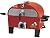 Mr. Pizza GOT1509M Pizza Oven and Grill, Red