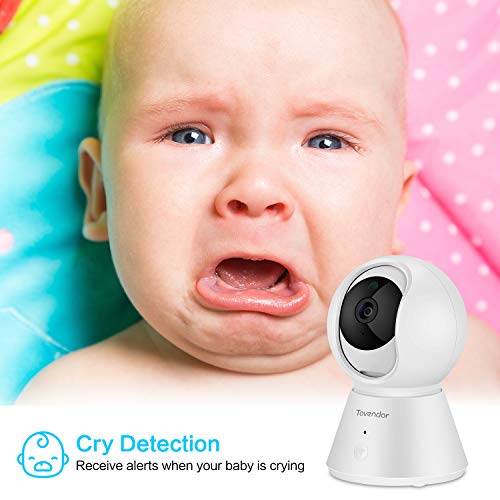 Tovendor 2.4G WiFi Home Security Camera, 1080P Motion Tracking Room