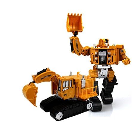 DLPJ Alloy Car 1:32 Car Model Shape Changing Iron Excavator Constructive Machine Die-cast Car Model