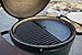 Half Moon Cast Iron Reversible Griddle for Large Big Green Egg and 18-Inch Kamado Grills