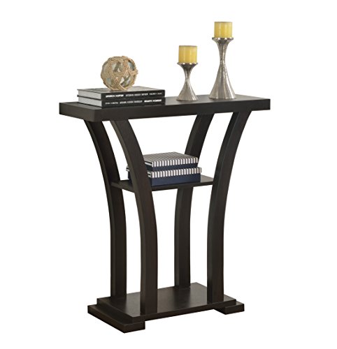 Crown mark draper console table, espresso