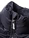 Puredown Men's Classic Outdoor Waterproof Goose Down Puffer Jacket, Black