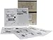 DigiOrange 200 Premium Self Adhesive White Blank Half Page Shipping Labels 8.5x5.5 for Laser Inkjet Printer