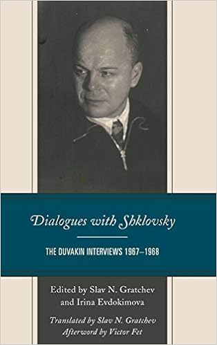 Amazon Com Dialogues With Shklovsky The Duvakin Interviews 1967 1968 9781498596183 Gratchev Slav N Evdokimova Irina Gratchev Slav N Fet Victor Lobov Alexey Books