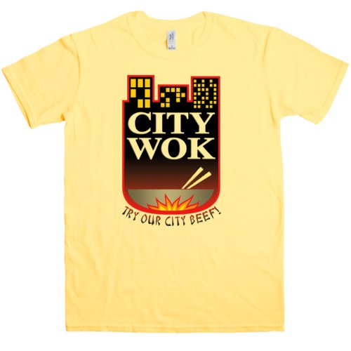 Mens T Shirt - City Wok - 8Ball Originals Tees