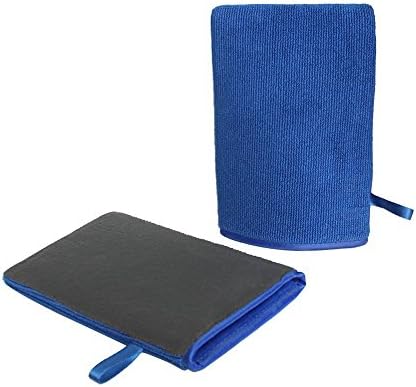 Clay Bar Mitt Professional Grade Surface Prep Mitt for Auto Finish Clay Bar Mitt Eraser Mitt for Car (blue)