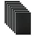 Wubao A4 Blackboard Wall Decals 7.8 by 11.8 Inches Vinyl Wall Boards Erasable Adhesive Chalkboard for Home Office Kitchen Decor, 8 PCS