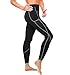 Wonderience Sauna Pants for Women High Waist Neoprene Sweat Leggings Slimming Pants with Pocket for Workout(Black,X-Large)