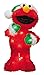 ProductWorks 18-Inch Pre-Lit Sesame Street Elmo in Green Santa Hat Christmas Yard Decoration, 35 Lights