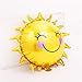 Sun Smile Foil Mylar Helium Balloons Yellow Smiling Face Balloons for Birthday Party and Wedding Decoration- 24