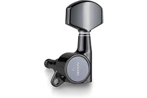 Gotoh Large Schaller-style Knob Tuners Black (3 Per Side)