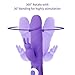 Rabbit Vibrator for Vagina - Dildo Vibrator Adult Toy - Sex for Couples - G Spot Vibrator Stimulator - Clit Vibrator - Suitable Male Sex Toy for Anal Play - Adult Toy for Couples, Purple, Lyps Lily