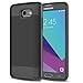 Galaxy J3 Emerge, Galaxy J3 2017, J3 Prime, J3 Mission, J3 Eclipse, Express Prime 2, Amp Prime 2, Sol 2, Luna Pro, JATEN Hybrid Cover with TPU Case + Tempered Glass (Black/Black)