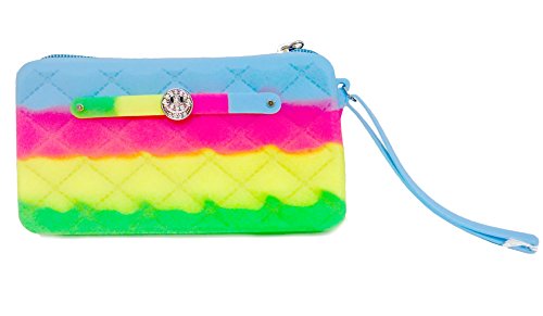 The tye dye gummy wristlet handbag