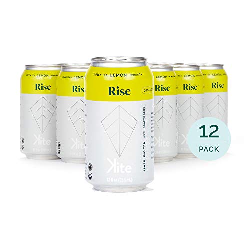 Kite; Organic Sparkling Adaptogenic Tea, 12 Pack 12oz Cans, Unsweetened