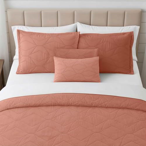 Clara Clark Quilts King Size - All Season Bedspread Coverlet Set, Pinsonic Weav…
