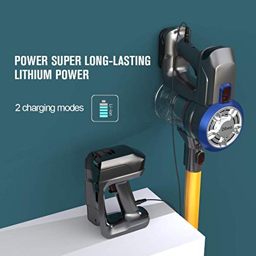 Dibea Upgraded 22KPa Cordless Stick Vacuum Cleaner Powerful Suction