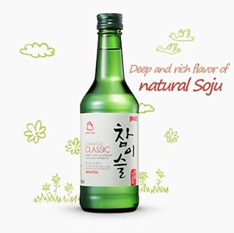 Amazon Co Jp チャミスル 飲み比べセット 新チャミスル フレッシュ 360ｍｌ 2本 従来のチャミスルクラシック 360ｍｌ 2本 韓国品 食品 飲料 お酒