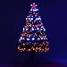 HOMCOM 4ft Artificial Christmas Tree Multi-Colored Fiber Optic LED Pre-Lit Holiday Decoration