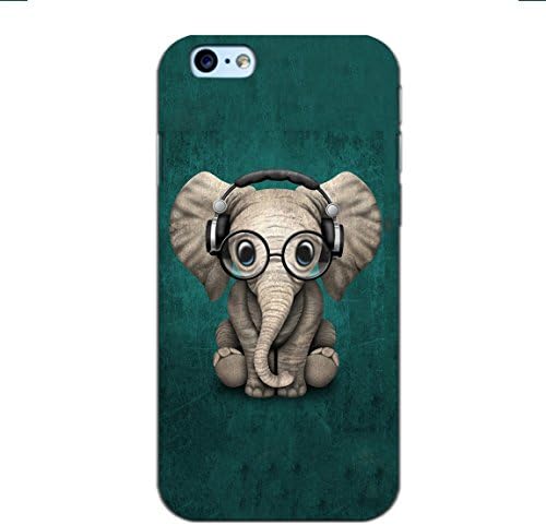 Caseogram Quit Baby Elephant Design Printed Case Cover for Apple iPhone 6s Plus