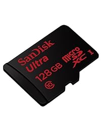 SanDisk 16 GB Ultra Clase 10 Micro SDHC de hasta 48 MB s con adaptador [Nueva Versión], Negro, Rojo