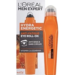 L'Oréal Men Expert Hydra Energetic Eye Roll-On, With Vitamin C, 10ml