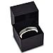 Tungsten Wedding Band Ring 4mm for Men Women Comfort Fit 18K Rose Gold Plated Plated Pipe Cut Flat Brushed Polished