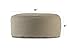 Shastana XL Extra-Large Tall Meditation Pillow Floor Cushion Zafu Yoga Bolster. Organic Cotton Gray Knit Design with Buckwheat Hull Fill. Big and Beautiful.