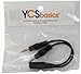YCS basics 3.5mm Splitter Cable 1 Female / 2 Male (Not for Mixing or Combining Audio Sources)